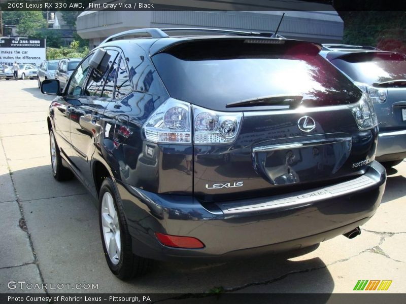 Flint Gray Mica / Black 2005 Lexus RX 330 AWD