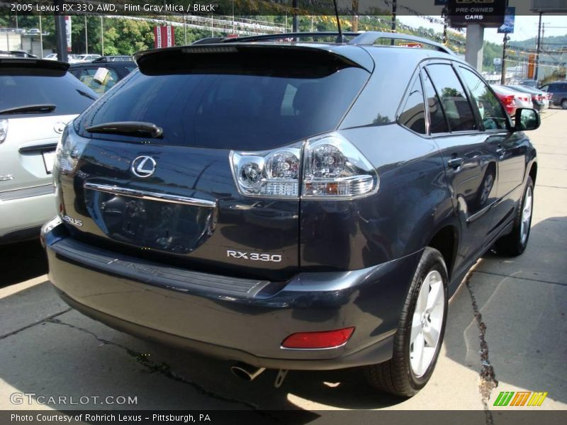 Flint Gray Mica / Black 2005 Lexus RX 330 AWD