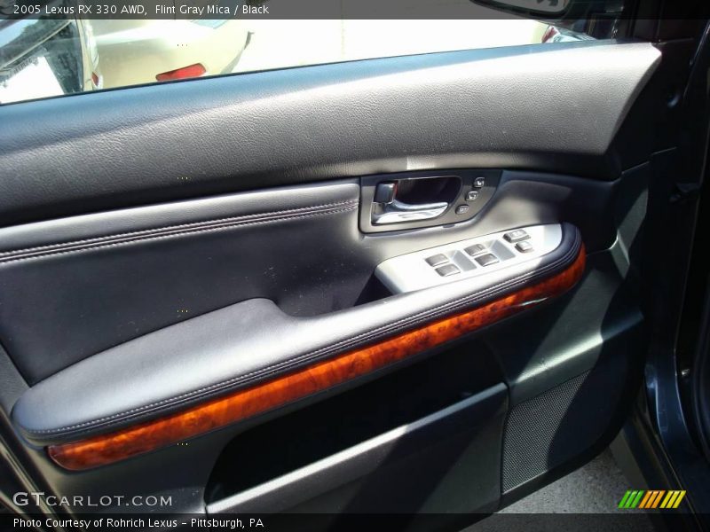 Flint Gray Mica / Black 2005 Lexus RX 330 AWD