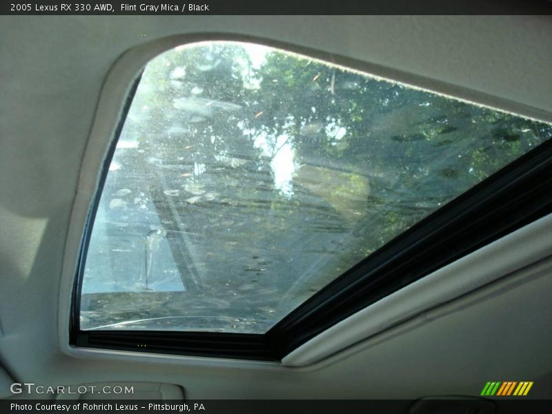 Flint Gray Mica / Black 2005 Lexus RX 330 AWD