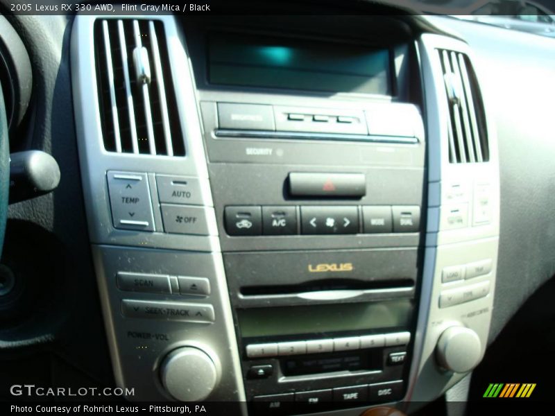 Flint Gray Mica / Black 2005 Lexus RX 330 AWD