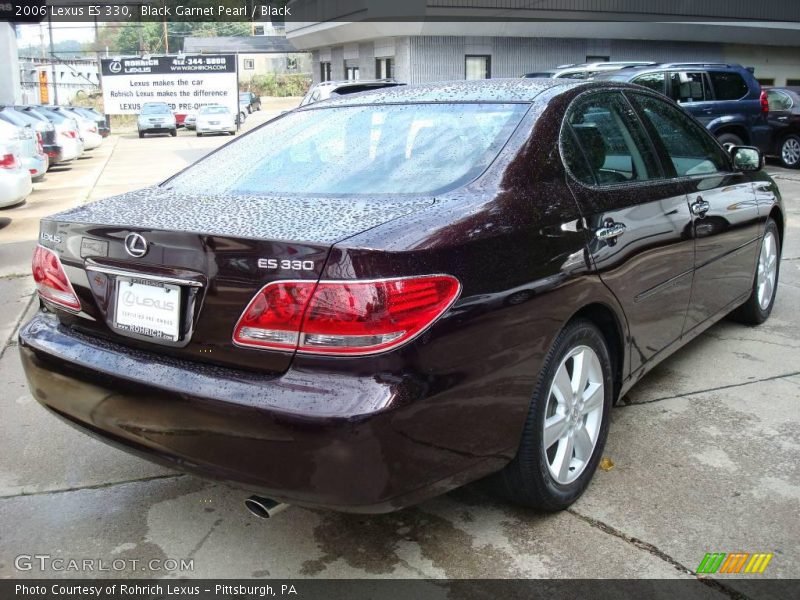 Black Garnet Pearl / Black 2006 Lexus ES 330