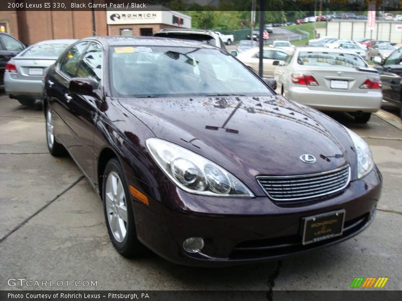Black Garnet Pearl / Black 2006 Lexus ES 330