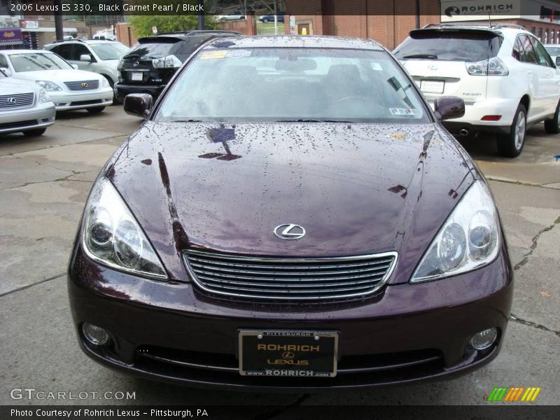 Black Garnet Pearl / Black 2006 Lexus ES 330