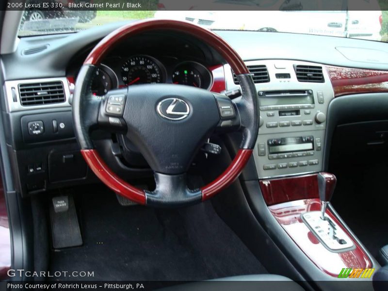Black Garnet Pearl / Black 2006 Lexus ES 330