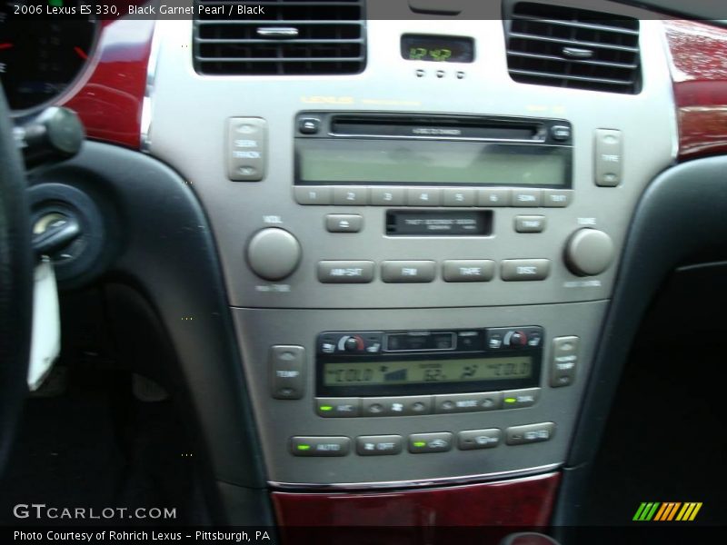 Black Garnet Pearl / Black 2006 Lexus ES 330