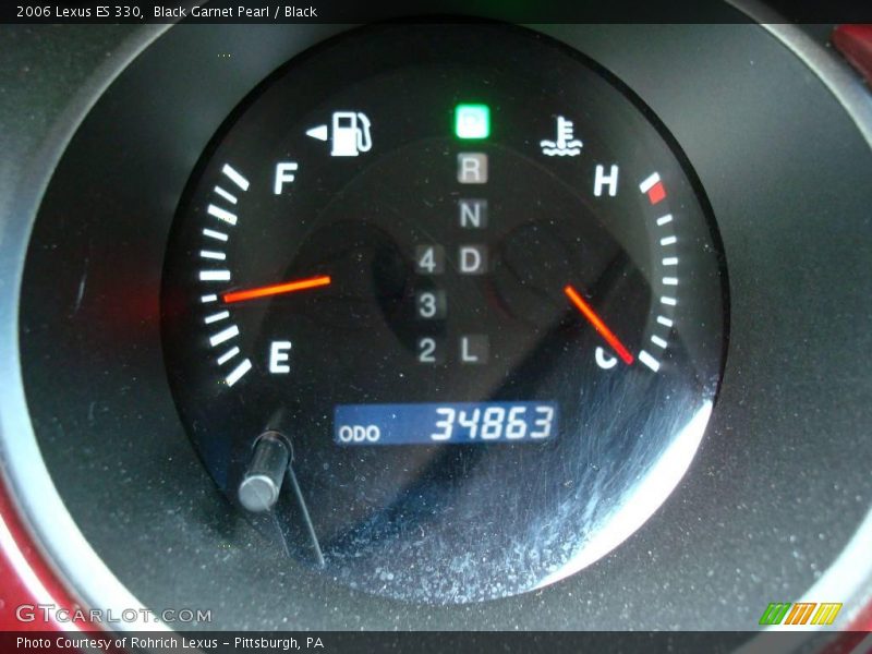 Black Garnet Pearl / Black 2006 Lexus ES 330