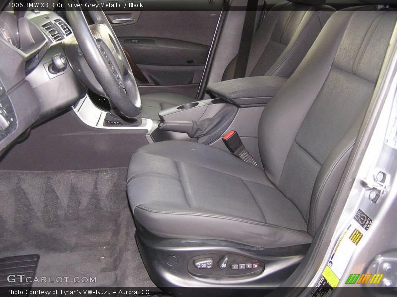 Silver Grey Metallic / Black 2006 BMW X3 3.0i