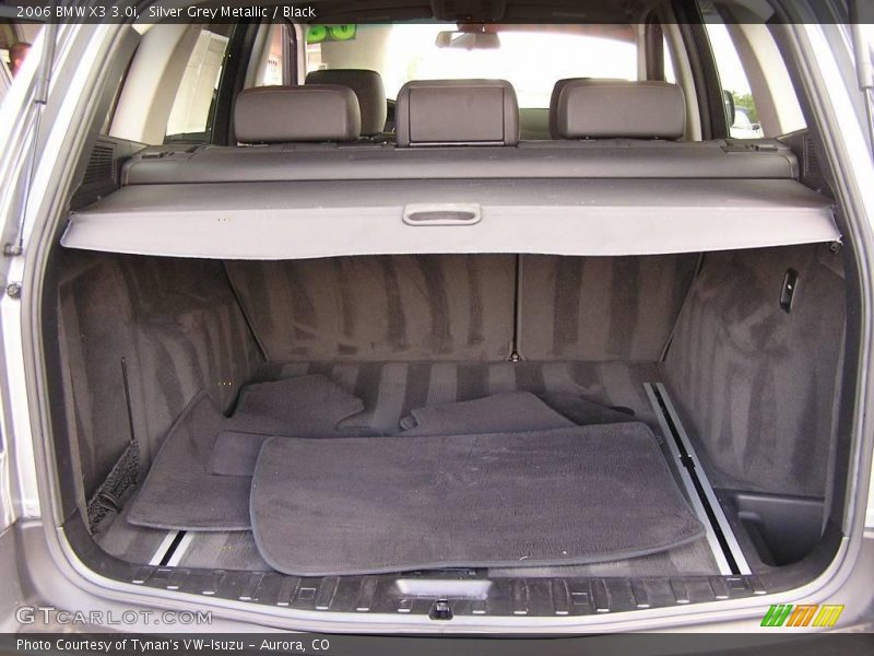Silver Grey Metallic / Black 2006 BMW X3 3.0i