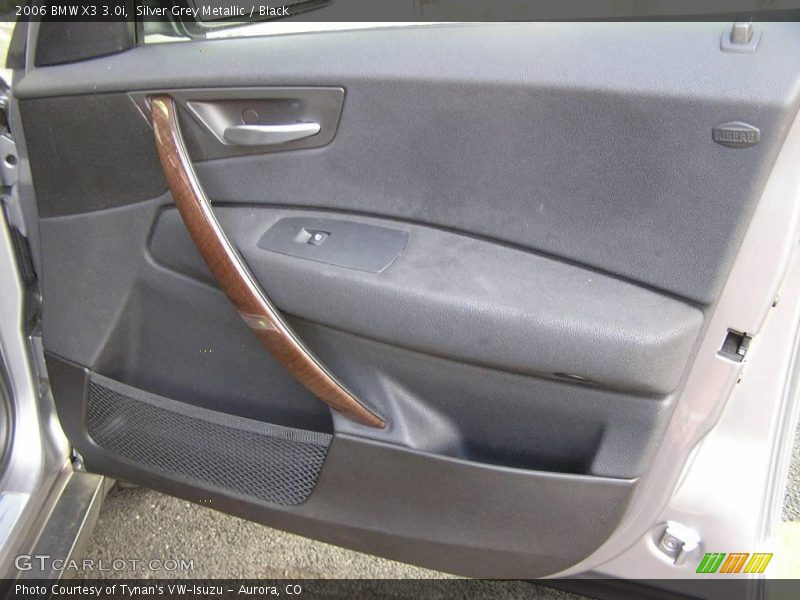 Silver Grey Metallic / Black 2006 BMW X3 3.0i