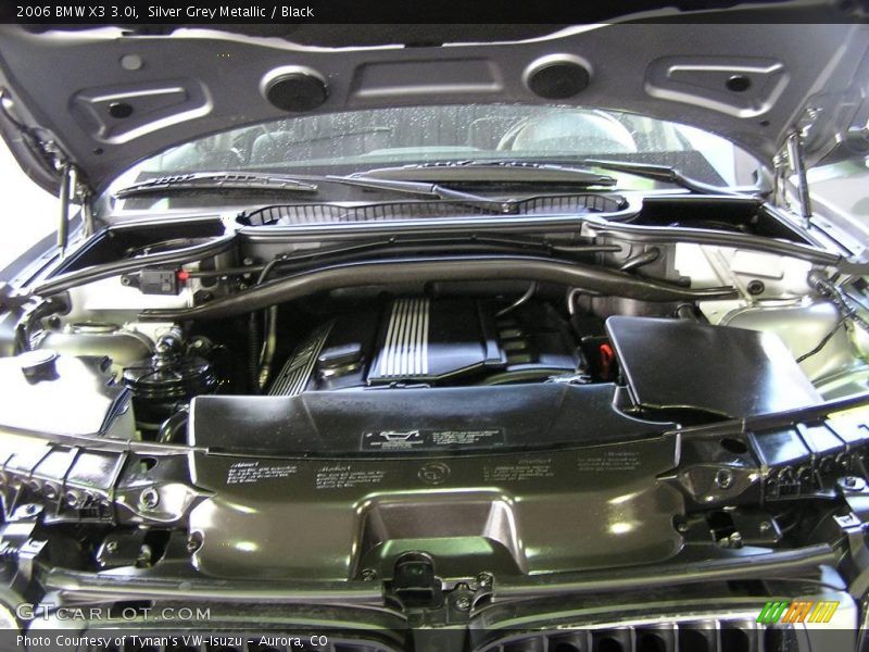 Silver Grey Metallic / Black 2006 BMW X3 3.0i