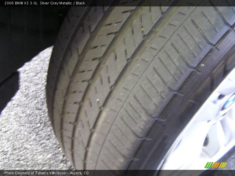 Silver Grey Metallic / Black 2006 BMW X3 3.0i