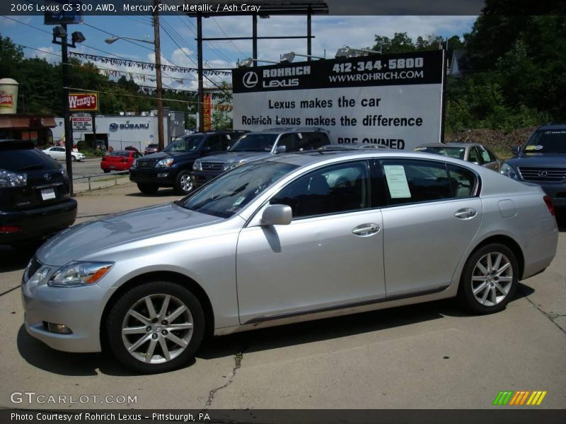 Mercury Silver Metallic / Ash Gray 2006 Lexus GS 300 AWD