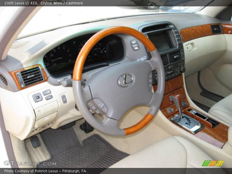 Crystal White / Cashmere 2006 Lexus LS 430
