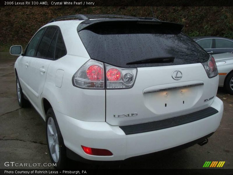 Crystal White Pearl / Ivory 2006 Lexus RX 330 AWD