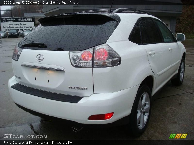 Crystal White Pearl / Ivory 2006 Lexus RX 330 AWD