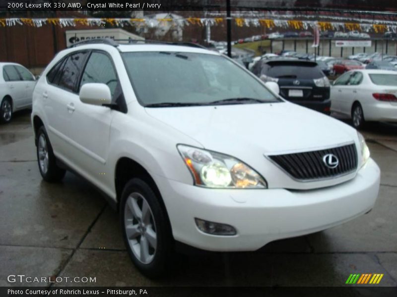 Crystal White Pearl / Ivory 2006 Lexus RX 330 AWD