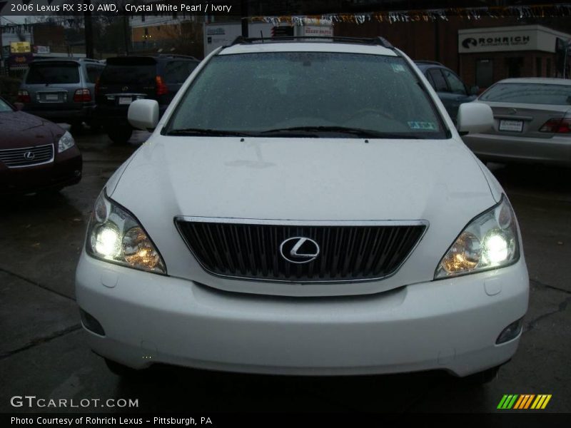 Crystal White Pearl / Ivory 2006 Lexus RX 330 AWD