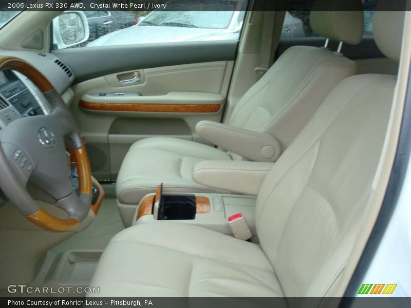 Crystal White Pearl / Ivory 2006 Lexus RX 330 AWD