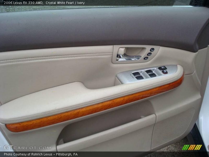 Crystal White Pearl / Ivory 2006 Lexus RX 330 AWD