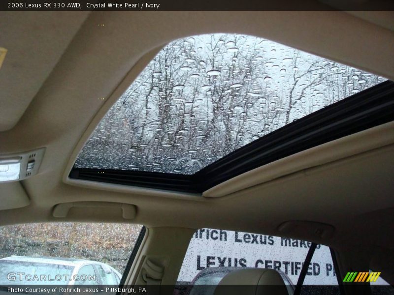 Crystal White Pearl / Ivory 2006 Lexus RX 330 AWD