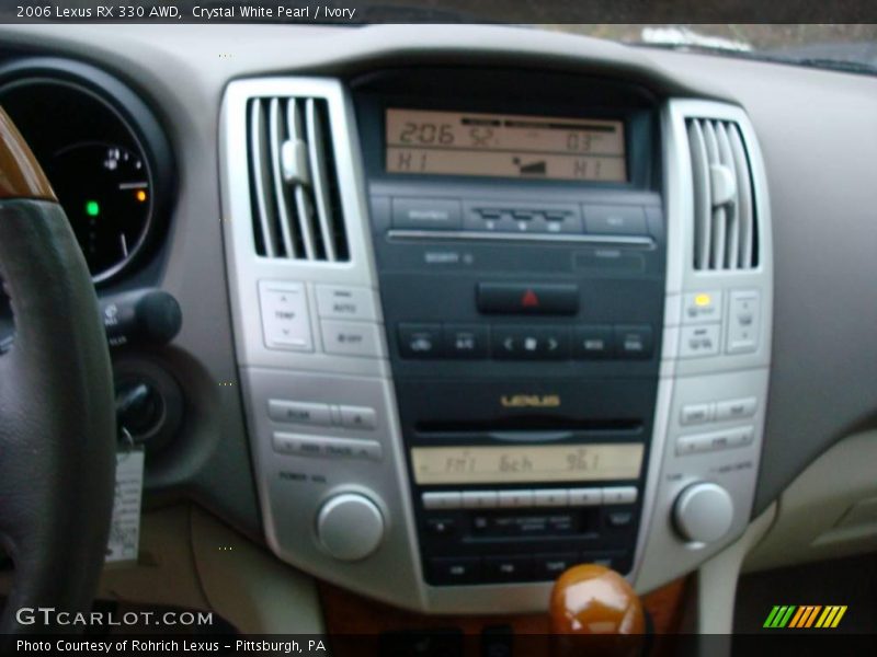 Crystal White Pearl / Ivory 2006 Lexus RX 330 AWD