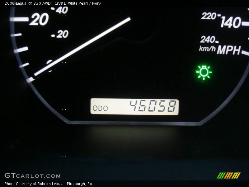 Crystal White Pearl / Ivory 2006 Lexus RX 330 AWD