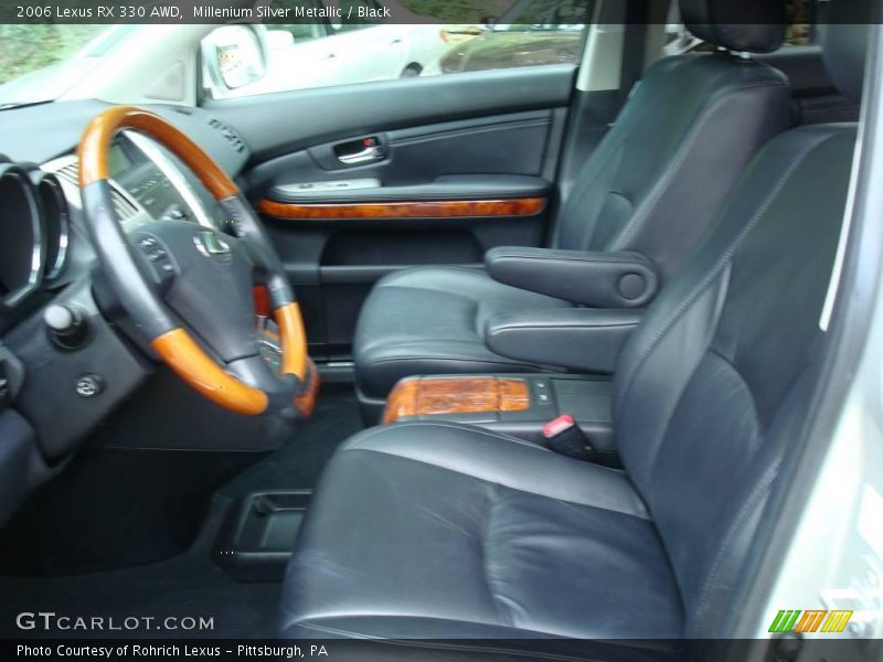 Millenium Silver Metallic / Black 2006 Lexus RX 330 AWD