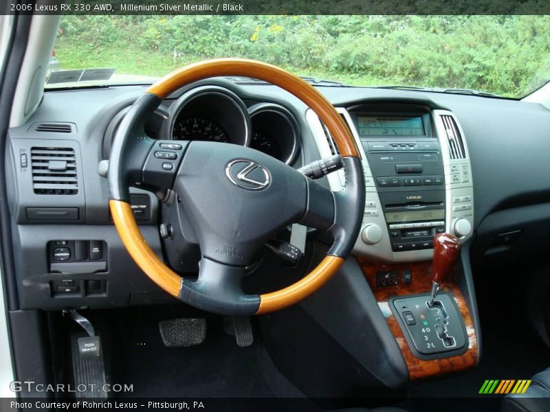 Millenium Silver Metallic / Black 2006 Lexus RX 330 AWD