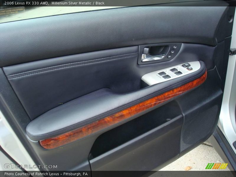Millenium Silver Metallic / Black 2006 Lexus RX 330 AWD
