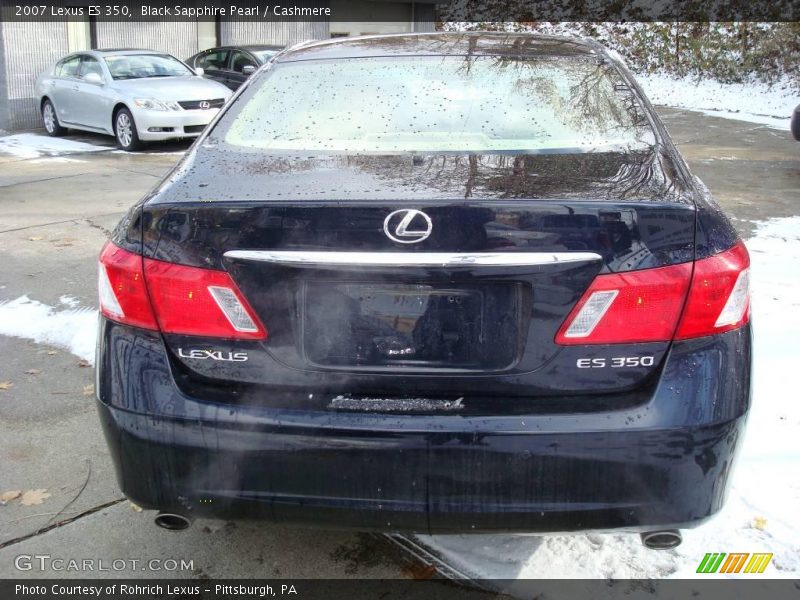 Black Sapphire Pearl / Cashmere 2007 Lexus ES 350