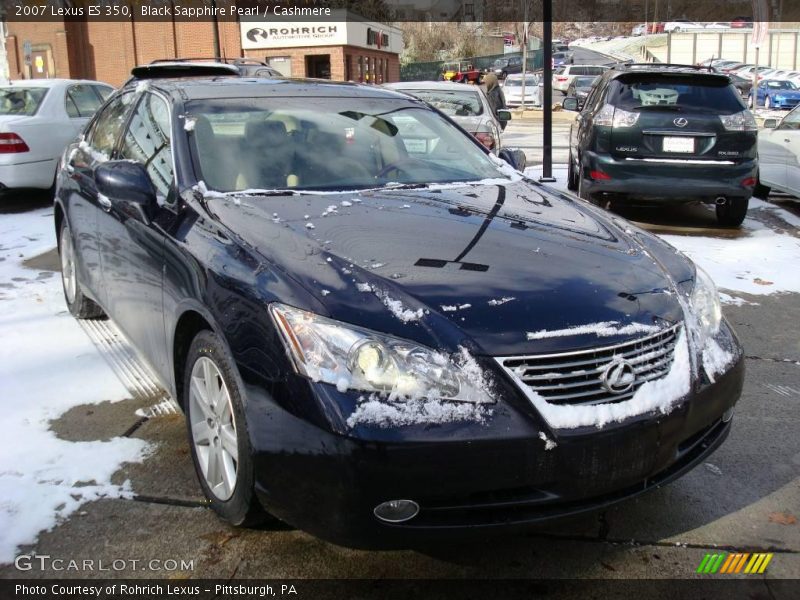 Black Sapphire Pearl / Cashmere 2007 Lexus ES 350