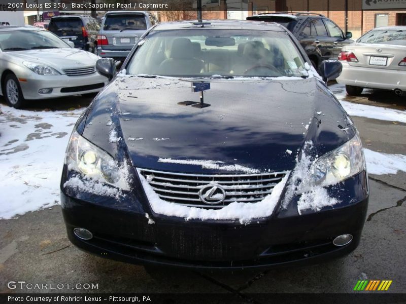 Black Sapphire Pearl / Cashmere 2007 Lexus ES 350