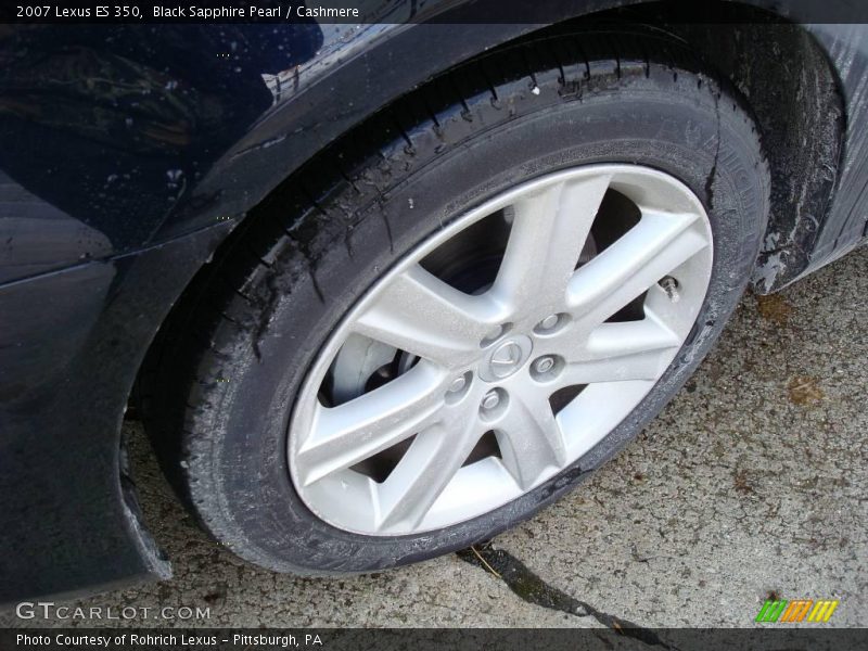 Black Sapphire Pearl / Cashmere 2007 Lexus ES 350