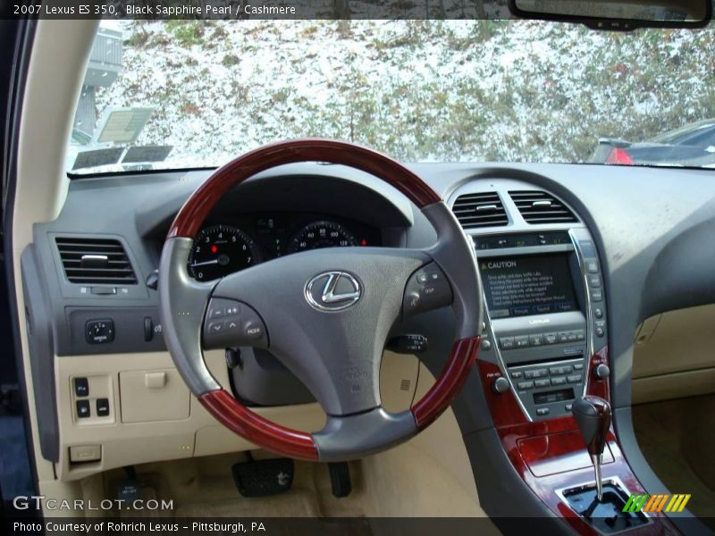 Black Sapphire Pearl / Cashmere 2007 Lexus ES 350