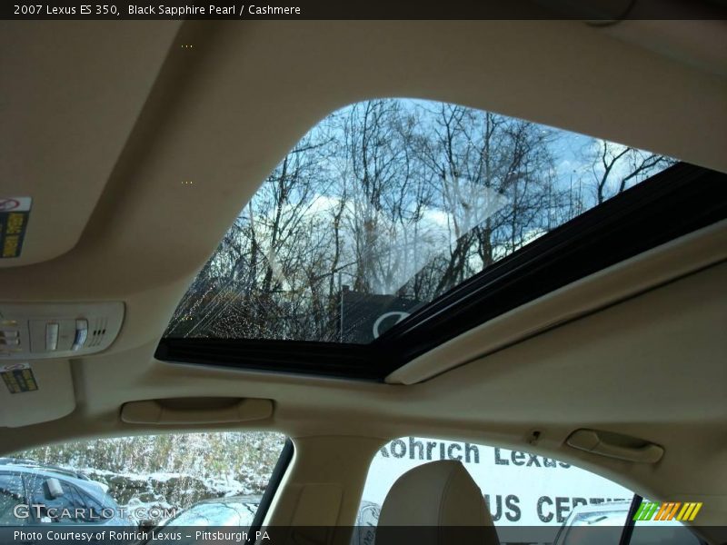 Black Sapphire Pearl / Cashmere 2007 Lexus ES 350