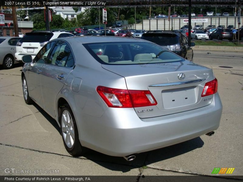 Tungsten Silver Metallic / Light Gray 2007 Lexus ES 350
