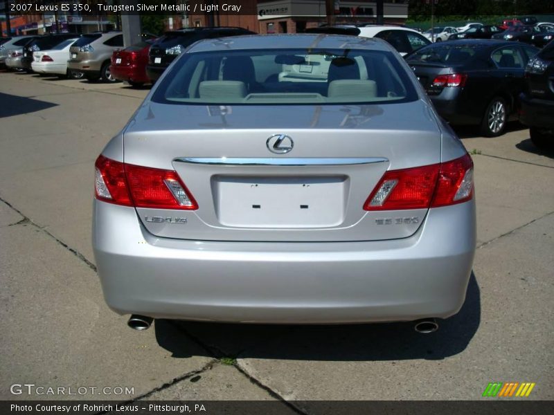 Tungsten Silver Metallic / Light Gray 2007 Lexus ES 350
