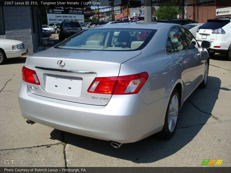 Tungsten Silver Metallic / Light Gray 2007 Lexus ES 350