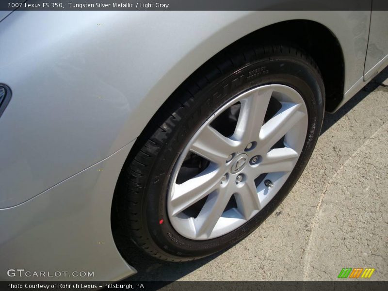 Tungsten Silver Metallic / Light Gray 2007 Lexus ES 350