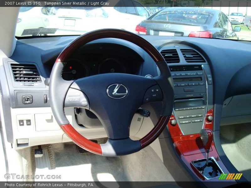 Tungsten Silver Metallic / Light Gray 2007 Lexus ES 350