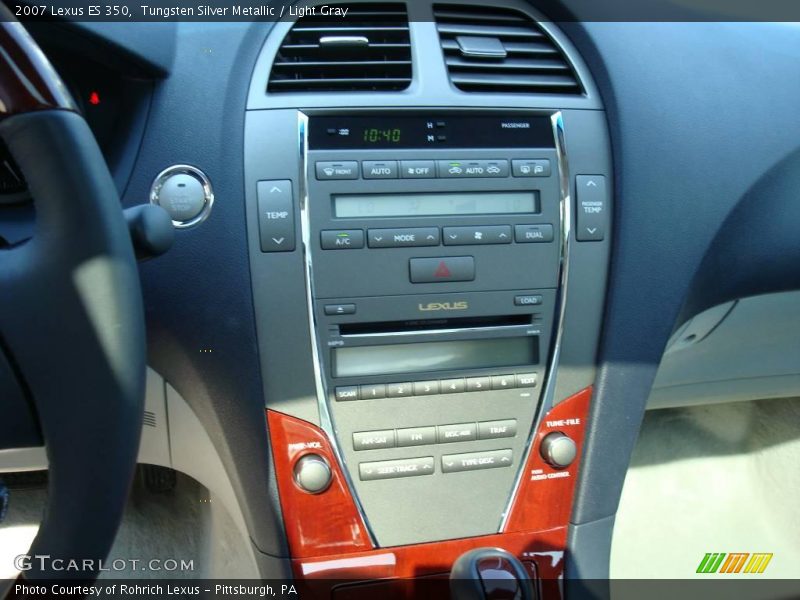 Tungsten Silver Metallic / Light Gray 2007 Lexus ES 350
