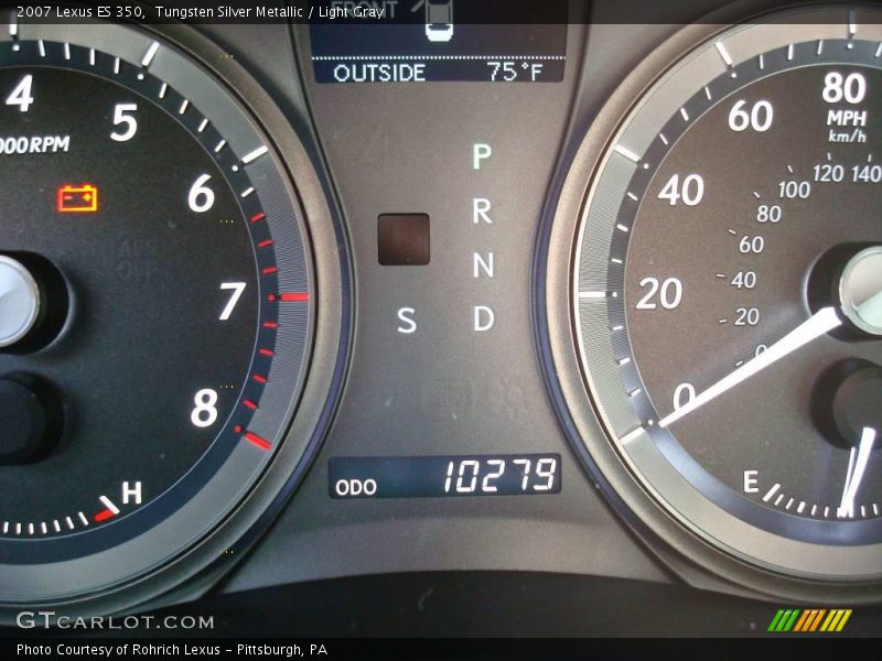 Tungsten Silver Metallic / Light Gray 2007 Lexus ES 350