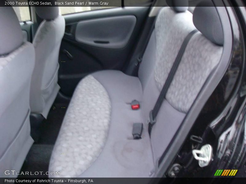 Black Sand Pearl / Warm Gray 2000 Toyota ECHO Sedan