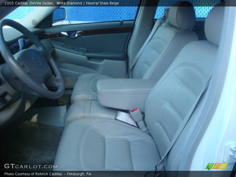 White Diamond / Neutral Shale Beige 2003 Cadillac DeVille Sedan