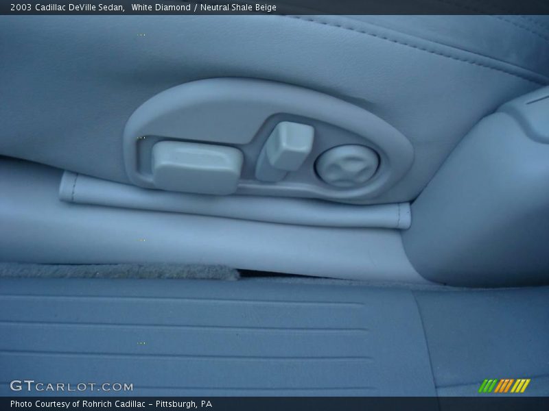 White Diamond / Neutral Shale Beige 2003 Cadillac DeVille Sedan