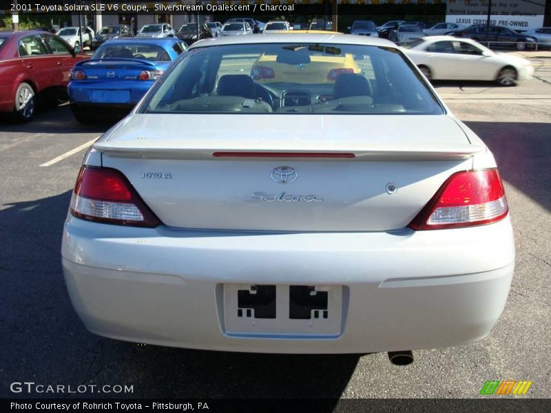 Silverstream Opalescent / Charcoal 2001 Toyota Solara SLE V6 Coupe