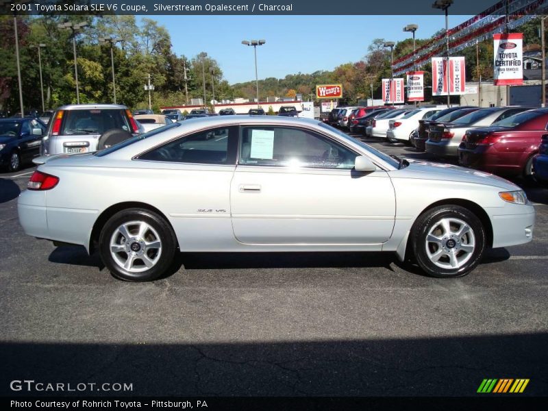 Silverstream Opalescent / Charcoal 2001 Toyota Solara SLE V6 Coupe