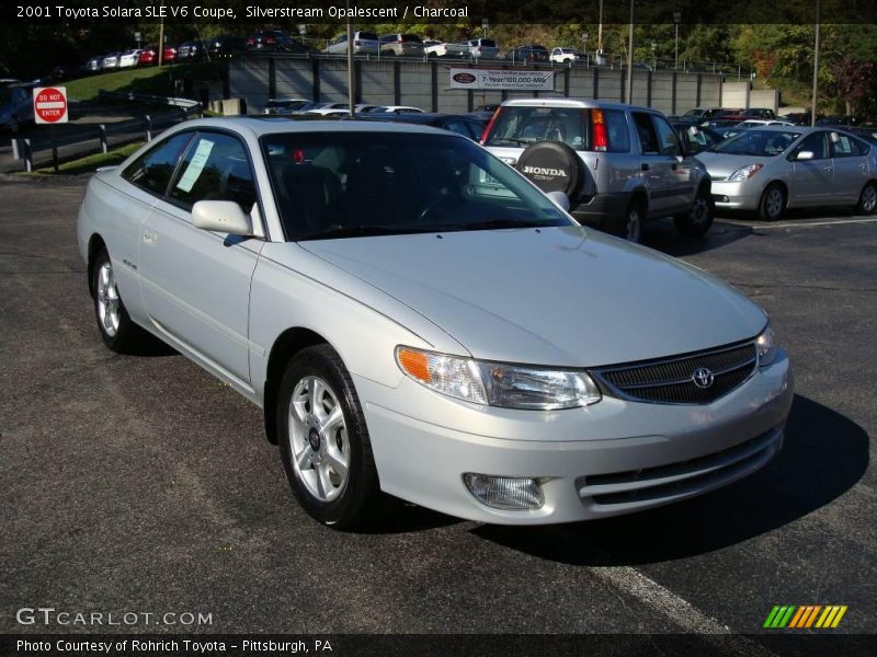 Silverstream Opalescent / Charcoal 2001 Toyota Solara SLE V6 Coupe