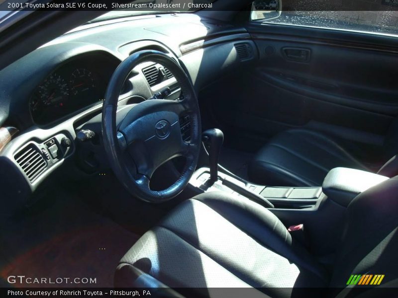 Silverstream Opalescent / Charcoal 2001 Toyota Solara SLE V6 Coupe